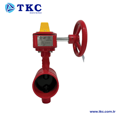 TKC-IKV36 �zlenebilir Kelebek Vana Yivli Ba�lant�l�