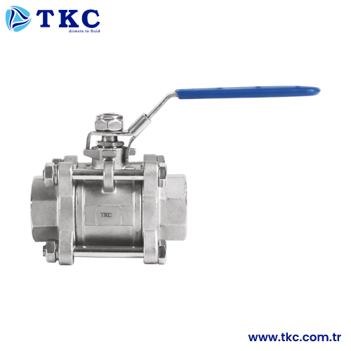 TKC6731 Threaded SS304 Three Pieces Ball Valve