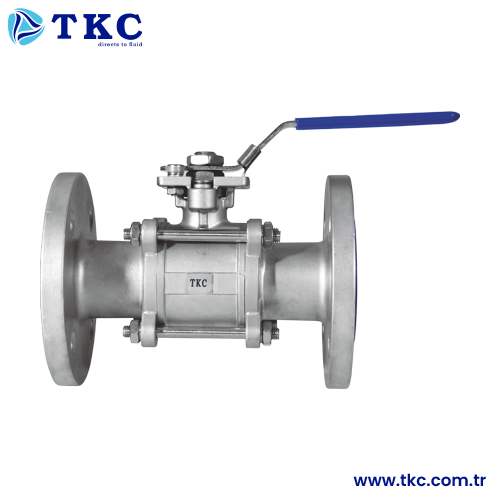 TKC6831P Flanged SS304 Three Pieces Ball Valve